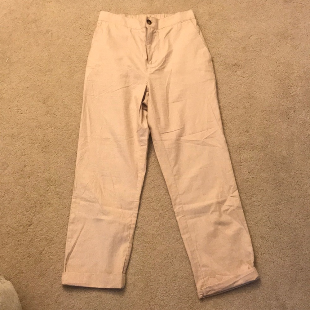 Forever 21 high waisted striped pants